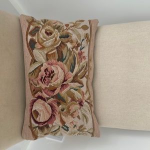 Embroidered pillow